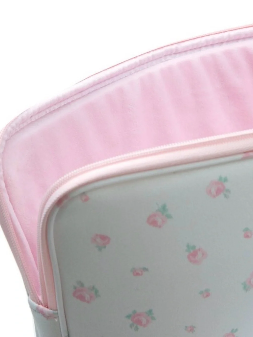 LoveShackFancyxTarget-Yoobi Blooming Heirloom Laptop Sleeve Strawberry Macaroon